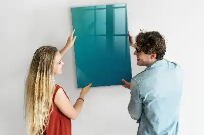 Dry erase magnetic board geometric abstraction design