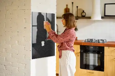 Magnetic dry erase board dark pattern design