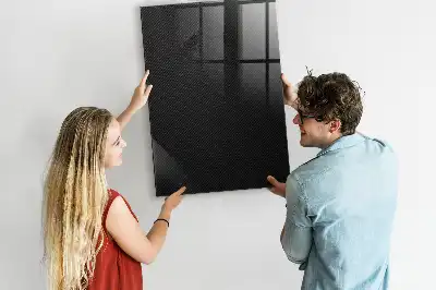Magnetic dry erase board dark pattern design