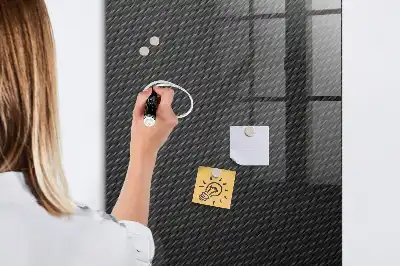 Magnetic dry erase board dark pattern design