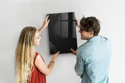 Magnetic dry erase board dark pattern design