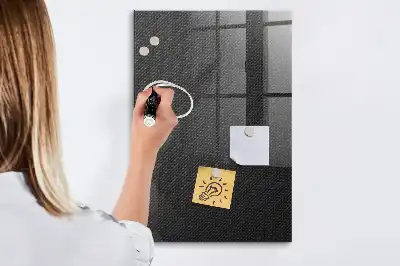 Magnetic dry erase board dark pattern design