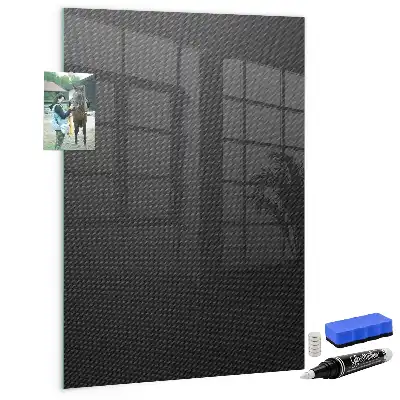 Magnetic dry erase board dark pattern design