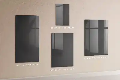 Dry erase magnetic board grey