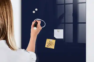 Dry erase magnetic board dark navy blue