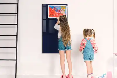 Dry erase magnetic board dark navy blue