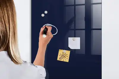 Dry erase magnetic board dark navy blue