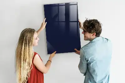 Dry erase magnetic board dark navy blue
