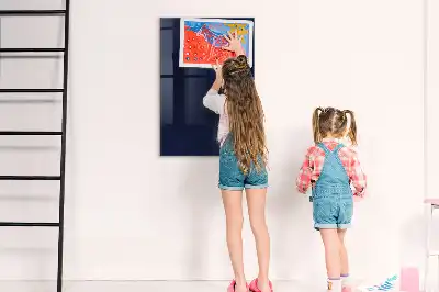 Dry erase magnetic board dark navy blue
