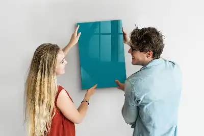 Magnetic dry erase board navy blue