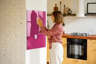 Magnetic dry erase board intense pink