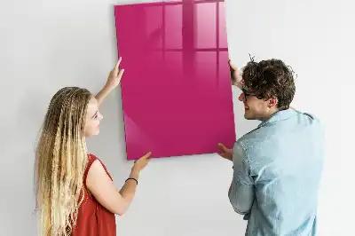 Magnetic dry erase board intense pink
