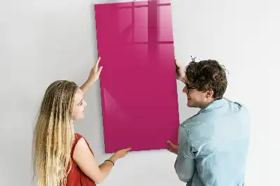 Magnetic dry erase board intense pink