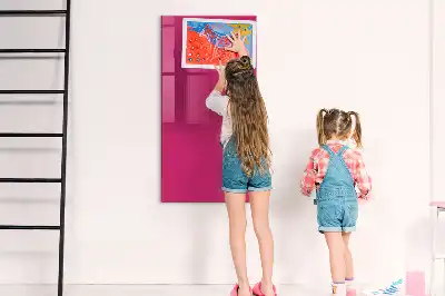 Magnetic dry erase board intense pink