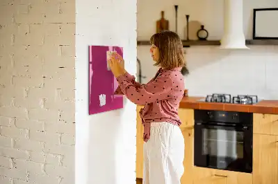 Magnetic dry erase board intense pink