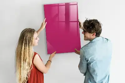 Magnetic dry erase board intense pink
