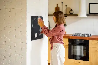Magnetic dry erase board menu board