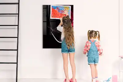Magnetic dry erase board spilled wine design