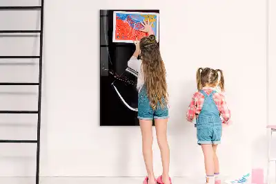 Magnetic dry erase board spilled wine design