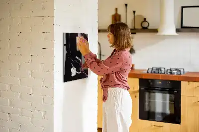 Magnetic dry erase board spilled wine design