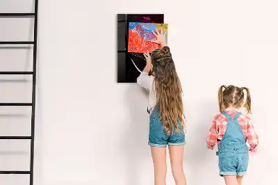 Magnetic dry erase board spilled wine design