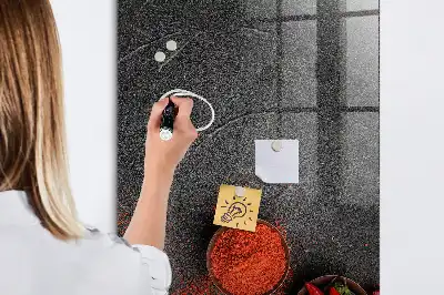 Ground paprika magnetic dry erase board