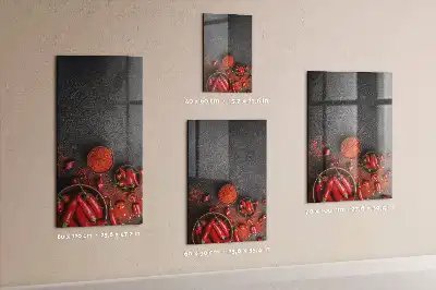 Ground paprika magnetic dry erase board