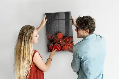 Ground paprika magnetic dry erase board