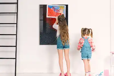 Ground paprika dry erase magnetic board