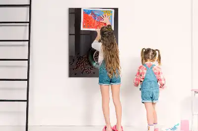 Magnetic dry erase board coffee beans design
