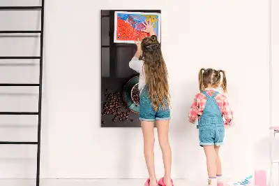 Magnetic dry erase board coffee beans design