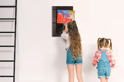 Magnetic dry erase board coffee beans design