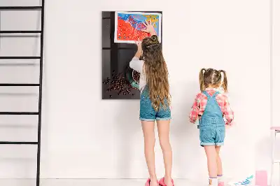 Magnetic dry erase board coffee beans design