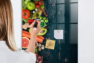 Magnetic dry erase board vegan table