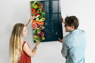 Magnetic dry erase board vegan table