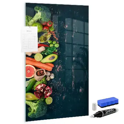 Magnetic dry erase board vegan table