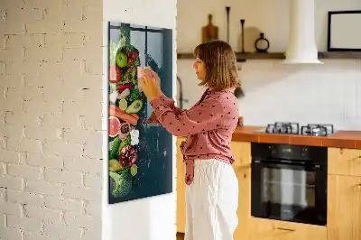 Magnetic dry erase board vegan table