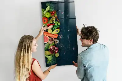 Magnetic dry erase board vegan table