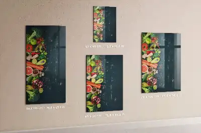 Magnetic dry erase board vegan table