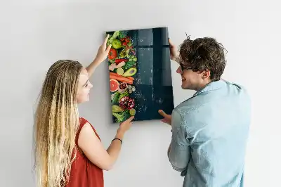 Magnetic dry erase board vegan table