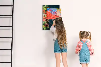 Magnetic dry erase board vegan table