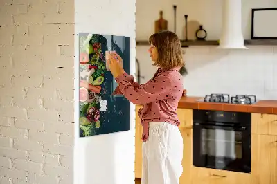 Magnetic dry erase board vegan table