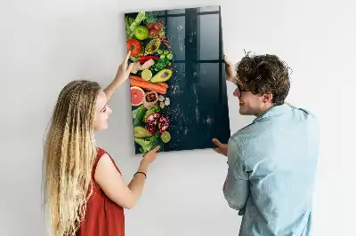 Magnetic dry erase board vegan table