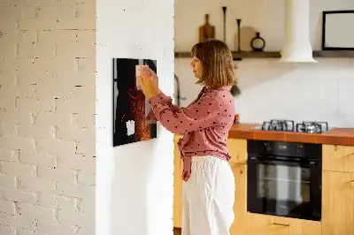 Magnetic dry erase board hot peppers design