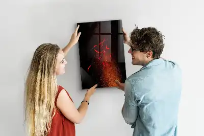 Magnetic dry erase board hot peppers design