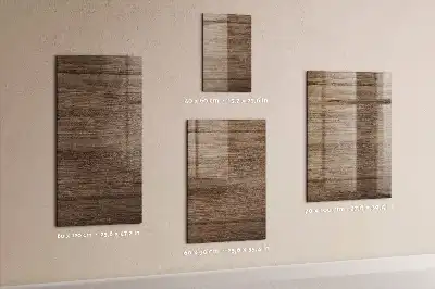 Magnetic dry erase board with a new wood frame