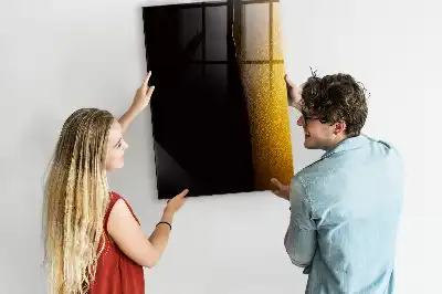 Magnetic dry erase board dark beer inspired design