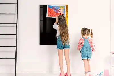 Magnetic dry erase board dark beer inspired design