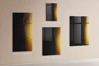 Magnetic dry erase board dark beer inspired design
