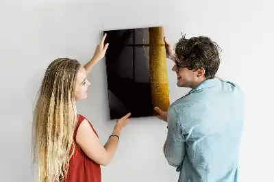 Magnetic dry erase board dark beer inspired design